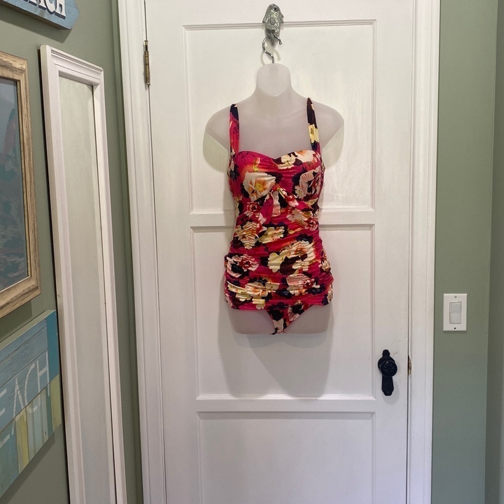 Sea Folly Shirred One piece bathing suit size 6